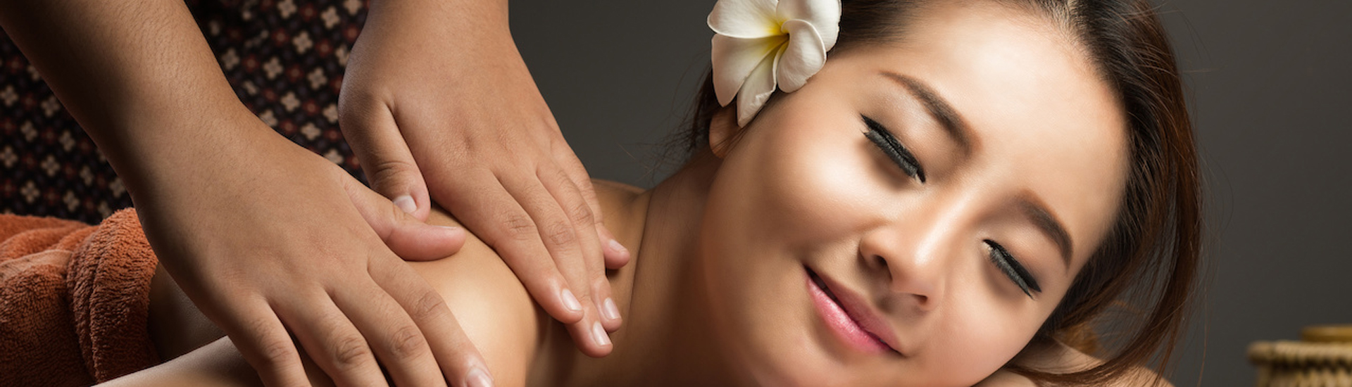 Woman Enjoying a Relaxing Massage